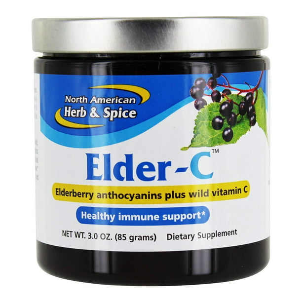 North American Herb & Spice - Elder-C Healthy Immune Support Powder - 3 oz.