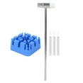 thumbnail image 1 of Veeki Watch Repair Kit, Watch Link Removal Tool Kit, for Watch Link Removal and Resizing, Watch Strap Link Remover, with 4 Punching Pins, Watch Repair Tool Kit for Watchmakers-51504, 1 of 5