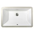 thumbnail image 1 of Nantucket Sinks UM-19x11-W 19-Inch by 11-Inch Rectangle Ceramic Undermount Vanity Sink, White, 1 of 3