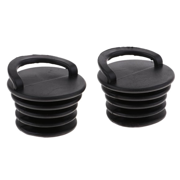 2x Canoa Tapones Tapón de drenaje Tapón de goma Kayak Scupper Plug Hardware shamjiam Kayak Scupper Plugs