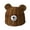 Brown, variant on Opvise Lampshade Cover Bear Shape Dust-proof Rattan Lovely Appearance Replacement Lamp Shade for Home