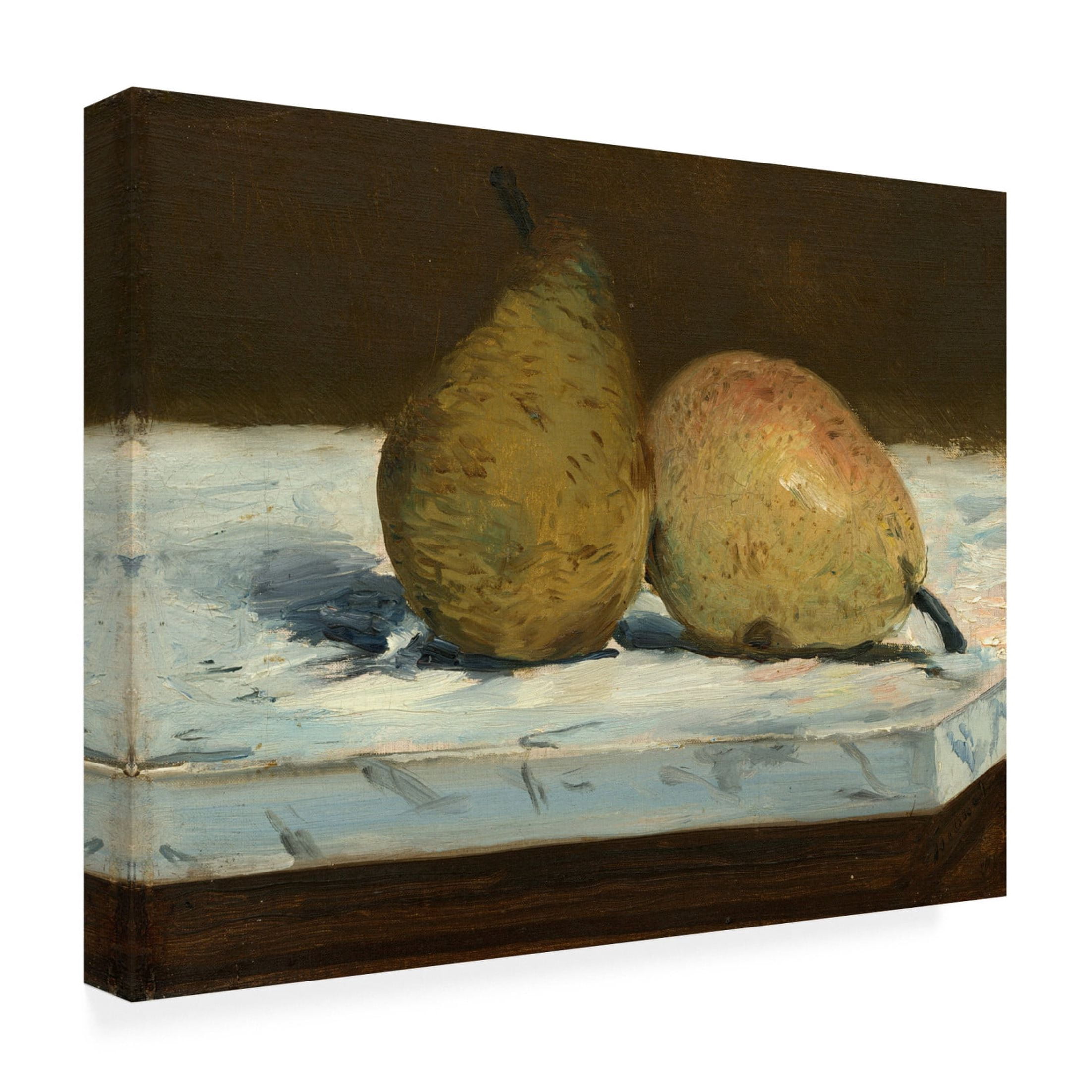 Edouard Manet 'Pears, 1880' Canvas Art - 32 x 24 Inches