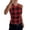 Red, variant on JULMCOMO Ribbed Knit Tank Tops for Women Plaid Crew Neck Sleeveless Summer Tank Tops Striped Color Block Slim Fit Casual Shirts Purple XL