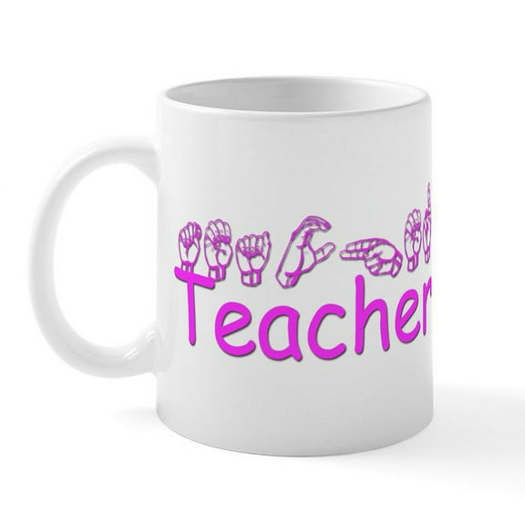 CafePress - Teacher Mug - 11 oz Ceramic Mug - Novelty Coffee Tea Cup