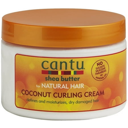 Cantu Shea Butter for Natural Hair Coconut Curling Cream 12 (Best Vegan Curly Hair Products)