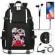 thumbnail image 4 of Anime Dibujos Animados Inuyasha USB Gran Capacidad Joven Estudiante Mochila Hombres Mujeres Ocio Viaje, 4 of 4