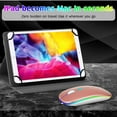 thumbnail image 6 of 2.4GHz & Bluetooth Mouse, Rechargeable Wireless LED Mouse for Allview Viva i10G ALso Compatible with TV / Laptop / PC / Mac / iPad pro / Computer / Tablet / Android - Onyx Black, 6 of 7