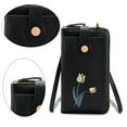 thumbnail image 3 of Bolso de hombro pequeño, bolso cruzado, billetera para teléfono celular, bolso cruzado liviano para mujer, negro:;:;, 3 of 5