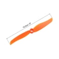 thumbnail image 2 of Uxcell 20Pcs 6035 RC Propellers Blade Prop 2 Vane 15.2cm Dia Plastic for RC Quadcopter, Orange with 9 Plastic Washers, 2 of 6