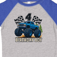 thumbnail image 4 of Inktastic Monster Truck Birthday Boy 4 Boys Toddler T-Shirt, 4 of 5