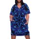 thumbnail image 2 of Vestido de bolsillo suelto azulado para mujer ropa vestido de fiesta femenino, 2 of 7