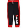 thumbnail image 5 of Disney Mickey Mouse Long Sleeve Shirt and Jogger Pant Set for Boys, Comfy Active Wear for Kids, Red, Size 5, 5 of 5