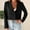 Black, variant on Zanvin Fall Short Blazer Jacket for Women, Women Business Attire Lapel Solid Color Slim Fit Short Long Sleeve Cardigan Coat Tops Brown M