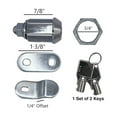 thumbnail image 2 of RV Designer Collection L317 7/8" Ace Compartment Lock, 2 of 2