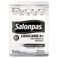 Salonpas 15 Patches Lidocaine 4 Maximum Strength Pain Relieving Gel