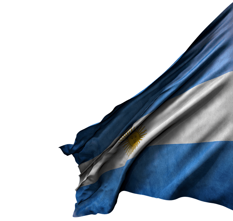 Peel-n-Stick Poster of Sun Argentina Flag Argentine Blue ...