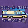 thumbnail image 3 of CafePress - HOME IS WHERE YOU PARK IT! Dark T Shirt - Men's Classic Graphic Cotton T-Shirt, 3 of 4