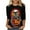 Style 08, variant on Womens Tops Halloween 3/4 Length Sleeve Shirts Fashion Halloween Printed Plus Size Tunic Tops Blouses Fall Casual Round Neck Pullover Halloween Holiday Costume TShirt