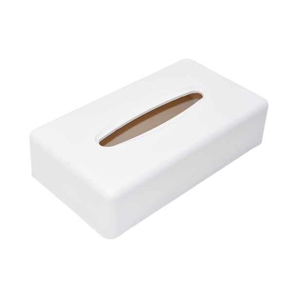 Matsuzay Soporte de caja de pañuelos resistente y duradero para almacenamiento de servilletas de , elegante soporte para servilletas de Almacenamiento y organización del hogar blanco 2