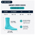thumbnail image 2 of Comfort Crew Socks 6 Pairs for Women, Soft Breathable Stretch Socks, Non Binding Comfortable Fit for Work, Walking & Everyday Wear, Size 7-9, 2 of 6