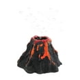 thumbnail image 1 of Adorno de volcán para acuario Unique Bargains Mini Resina Volcánica Decoración Realista de Montaña con Burbujeadores de Piedra de Aire Naranja 1 Juego, 1 of 1