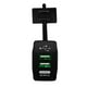 thumbnail image 5 of Monstrate Dual USB Car Charger LED Light Chip Phone Indicator Charging Fast with Rustproof Outlet Smart Mobile Charger Adapter tipo 3 2Conjunto, 5 of 6