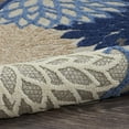 thumbnail image 6 of 6â€™ x 9â€™ Blue Large Floral Indoor Outdoor Area Rug, 6 of 7