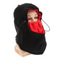 thumbnail image 4 of Unisex Transpirable Al Aire Libre Invierno Cómodo Motocicleta Esquí Pasamontañas Esquí Cálido Máscara Gorro De Lana Térmica Bufanda Ultraprotección A Rojo negro Baoblaze Velo polar cálido, 4 of 8