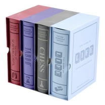 WS Game Company Chess, The Game of Life, Scattergories, and Taboo Vintage Board Game Bookshelf Collection