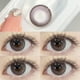 thumbnail image 1 of Lentillas de colores para ojos, lentes cosméticas para miopía con dioptrías de grado, Multicolor, gris, marrón, pupilas naturales, lentillas anuales, 1 of 2