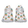 thumbnail image 5 of Rainbow Pride Shoes Men Women Fashion LGBT Sneakers Adult Lightweight Breathable Running Shoes White Size 6, 5 of 7