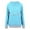 LB226 Light blue, variant on Likimi Womens Autumn Winter Hoodies Solid Color Long Sleeve Pullover With Pocket Comfort Casual Sweatshirt Size L Blue