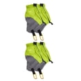 thumbnail image 3 of Polainas para piernas Advancent para correr a prueba de suciedad 20D recubiertas de silicona diseño de banda elástica ajustable Verde 2Conjunto, 3 of 6