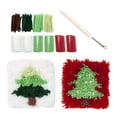 thumbnail image 3 of GUOOL 1 Set Coaster Latch Hook Kits Pattern Craft Cup Mats DIY crochet Embroidery Kits, 3 of 5