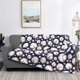 thumbnail image 2 of Fuzoiu Cute Basebal Print Flannel Blanket,Throw Blanket,Flannel Home Decor,Fleece Bed Blankets,Cozy Soft Blanket for Bed, Sofa, Camping, and Travel-40"x30", 2 of 6