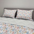 thumbnail image 2 of Fashion Comforter & Sham Bedding Set, Doodle Design Footwear Boots and Shoes, 3 pcs Duvet Set Microfiber Filling Quilt, 5 Sizes, White Multicolor, by Ambesonne, 2 of 4