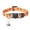 Orange, variant on 1‑Pc Halloween Printed Pet Collar with Bow & Bell, Purple, 7‑11In Adjustable Detachable Polyester Collar for Cats Small Dogs