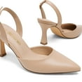 thumbnail image 5 of DREAM PAIRS Women's Chic Pointed-Toe Slingback Heels – Elegant & Versatile, 5 of 7