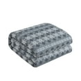 Mainstays 3Piece Adult Quilt Set, Gray Fair Isle, Full/Queen