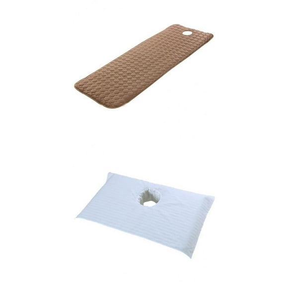 Belleza Salón Cosmético Cama Colchón Hoja Calor ador Almohada Cabeza