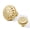 Alloy Brushed gold, variant on Crystal Cabinet Knobs Cabinets Knob, 8 Pack Flower Antique Brass Vintage Glass Clear Crystal Small Pull for Closet Dresser Drawers Cupboard,Retro Pulls Old Style Bronze Drawer Handle