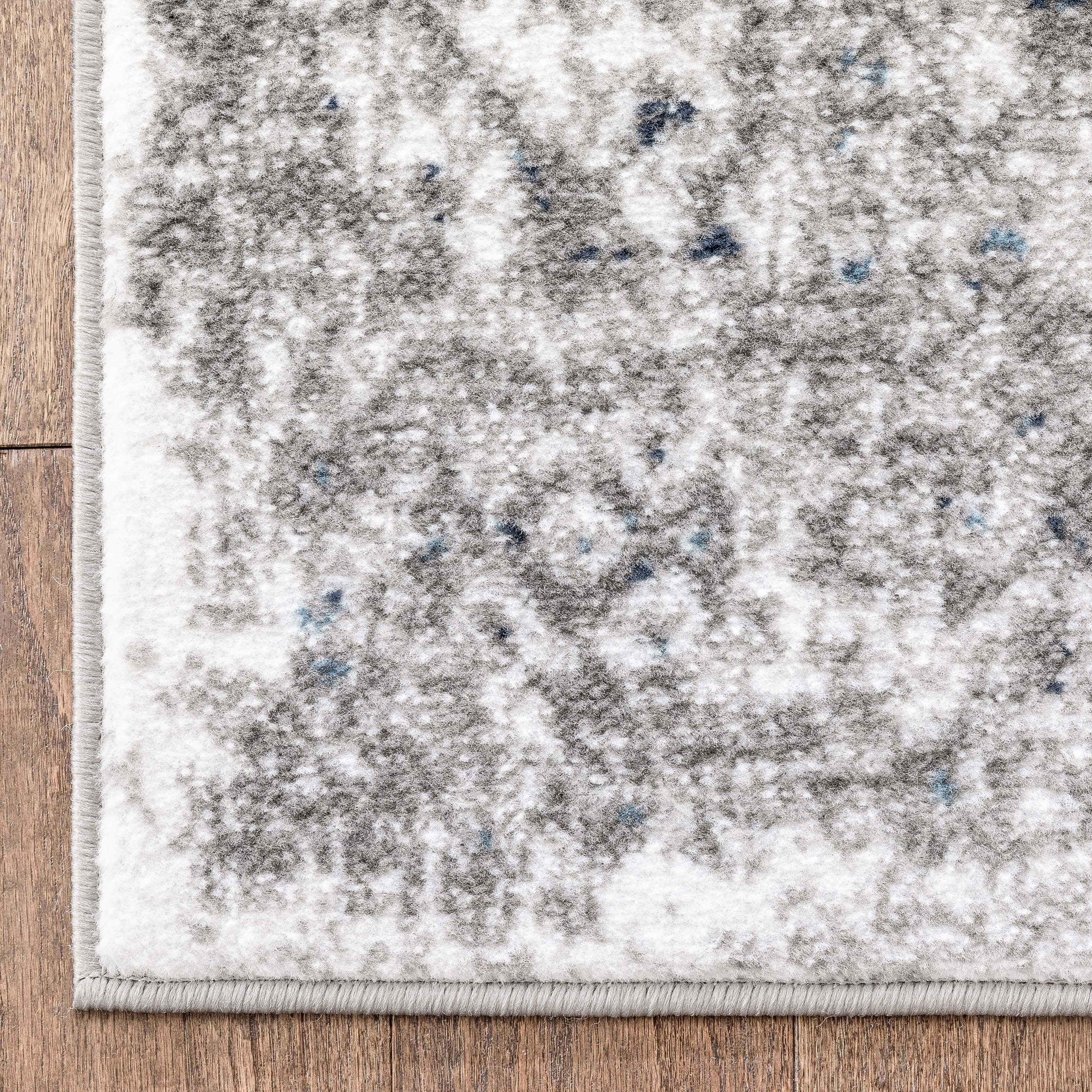 Well Woven Tresse Ivory Grey Traditional Oriental Medallion Floral Runner Rug 2x7 (2'3" x 7'3")