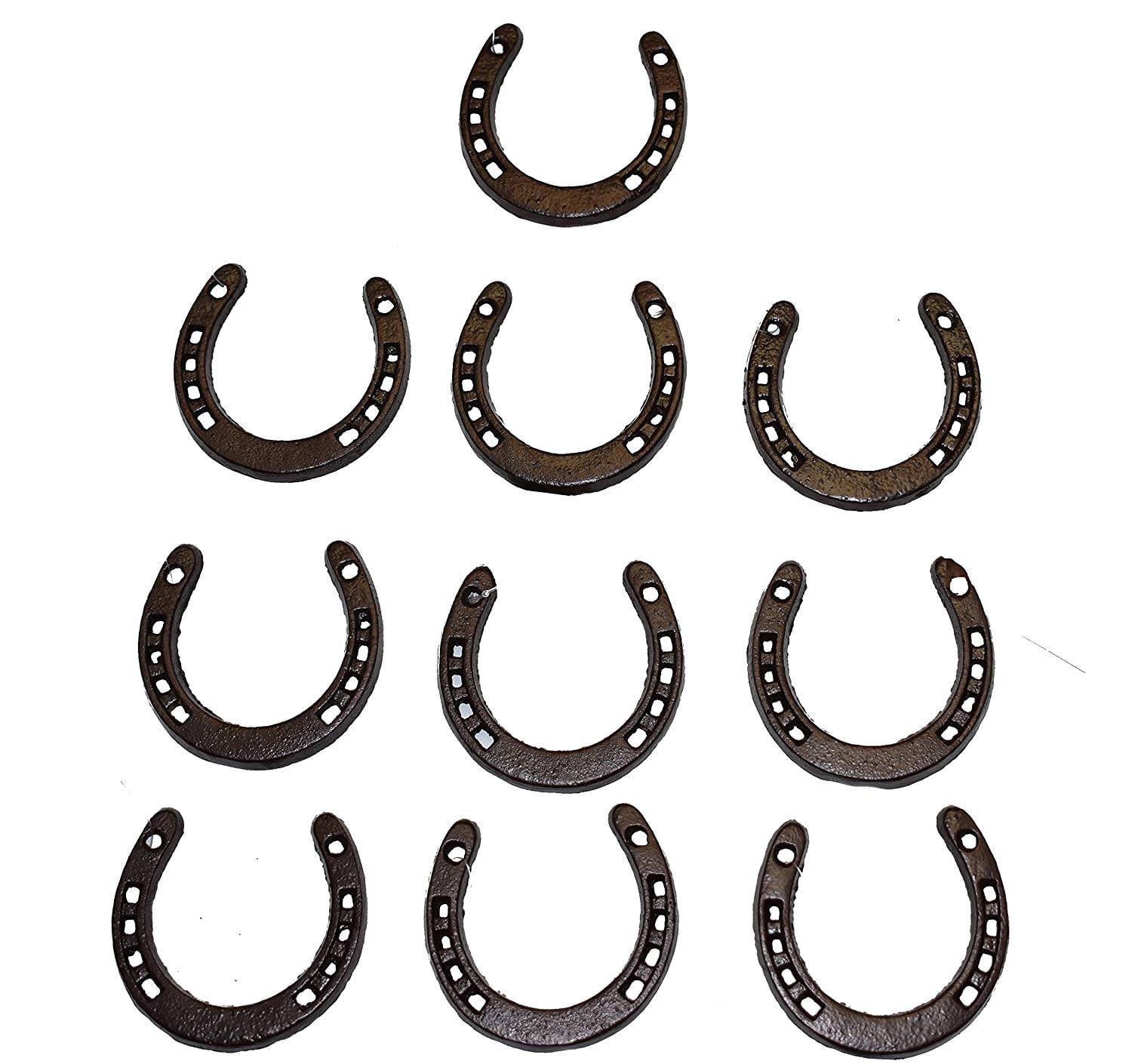 Deleon Collections Cast Iron Metal Horse Shoe 3 Home Décor Decorations