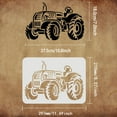 thumbnail image 2 of Farm Tractor Stencil 11.7x8.3 inch Large Tractor Ride Drawing Stencil Plastic PET Vehicle Stencil for Wall Wood Fabric DIY Art and Craft Stencils Country Farmhouse Home Decor DIY, 2 of 6