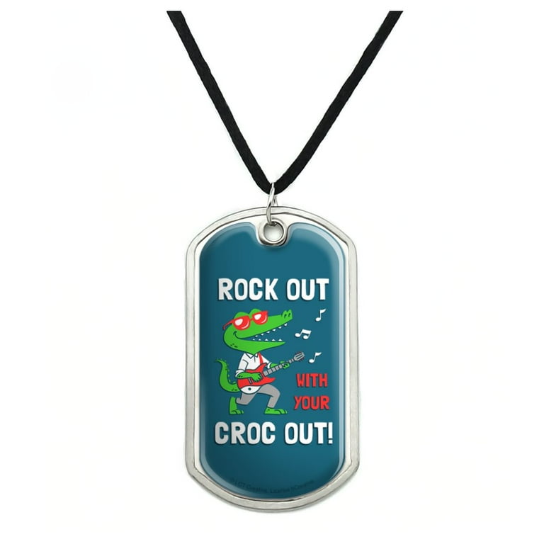 Croc necklace deals
