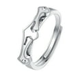 thumbnail image 2 of Anillos para mujer, regalos para mujer, anillo de pareja de caballero y princesa, adecuado para compromiso y matrimonio, anillo de moda., 2 of 2