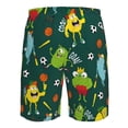 thumbnail image 6 of Kdxio Sport Monster Pattern Mens Casual Shorts - Drawstring Summer Beach Sports Shorts for Men, 6 of 9