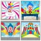 thumbnail image 2 of Telón de fondo de fotografía de cumpleaños Plim personalizado de dibujos animados, Fondo de fiesta personalizado, cerdo, oso, accesorios de decoración de vinilo, pancarta, 2 of 4