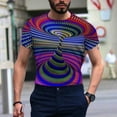 thumbnail image 5 of WXLWZYWL Mens Shirts Clearance Plus Size Unisex Daily T Shirt 3D Print Graphic Prints Animal Print Long Sleeve Tops Casual Bloue, 5 of 6