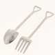 thumbnail image 4 of Cubiertos para Exteriores de Cucharas de Tenedor de material acero Inoxidable, Cubiertos de Cubiertos con para Exteriores, Picnic, Pta perfecl Cuchara tenedor de acero inoxidable, 4 of 7